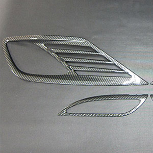 [ Picanto 2011~ auto parts ] Fog lamp carbon molding set Made in Korea